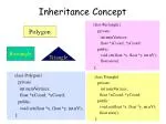 Inheritance Concept - slide 1