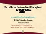 for Child Welfare - slide 1