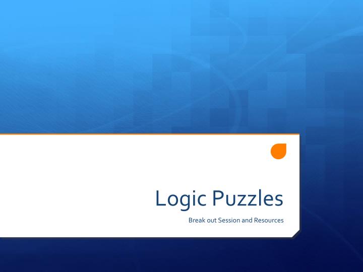 logic puzzles