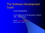 The Software Development Cycle - slide 1