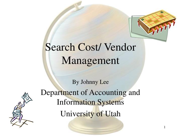 search cost vendor management