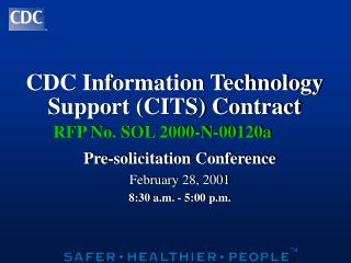 CDC Information Technology Support (CITS) Contract
