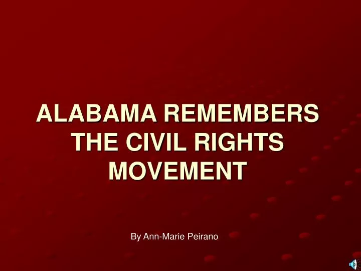 alabama remembers the civil rights movement