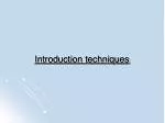 Introduction techniques - slide 1