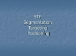 STP Segmentation Targeting Positioning - slide 1