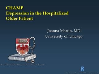 CHAMP Depression in the Hospitalized Older Patient