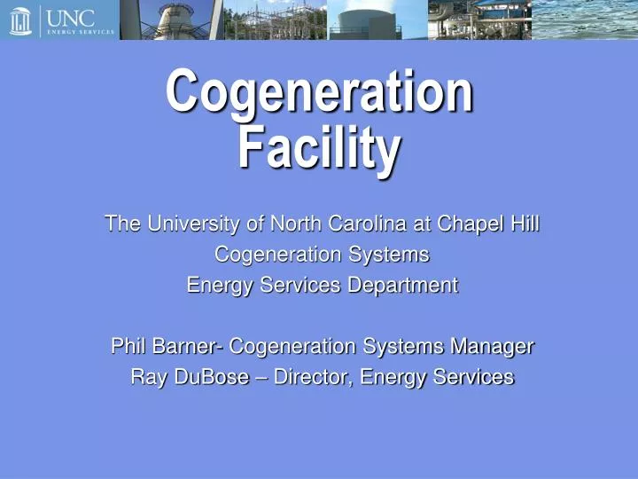 cogeneration facility