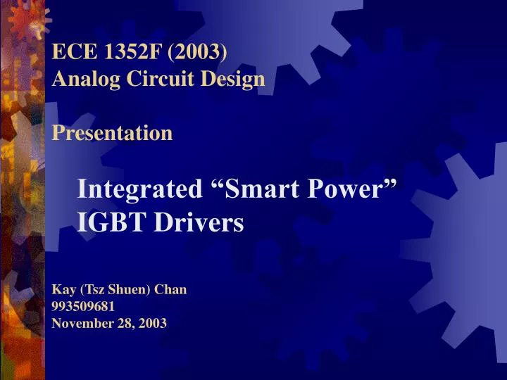 ece 1352f 2003 analog circuit design presentation