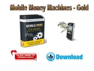 Mobile Money Machines - Gold