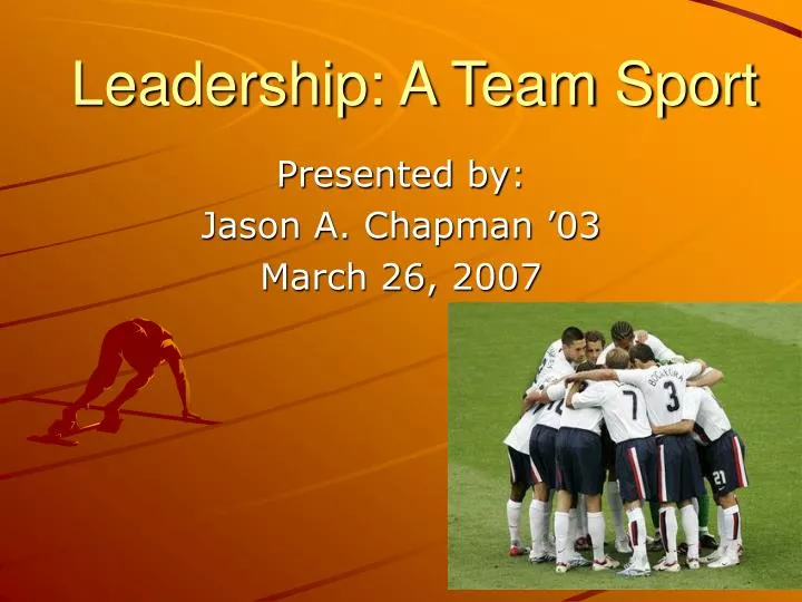 leadership a team sport