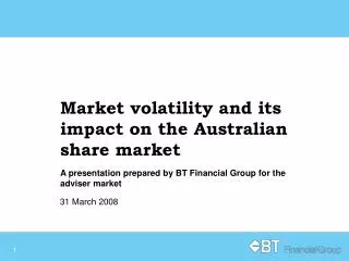 Market volatility and its impact on the Australian share market