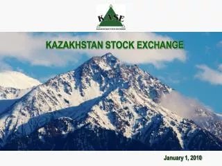 KAZAKHSTAN STOCK EXCHANGE