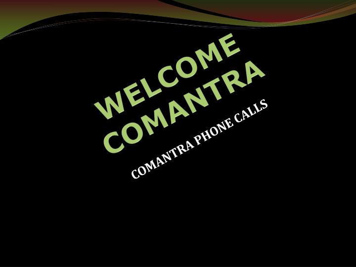 welcome comantra