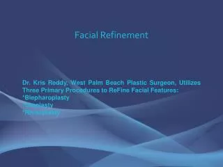 Otoplasty and Blepharoplasty Facial Refinement