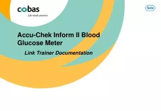 Accu-Chek Inform II Blood Glucose Meter