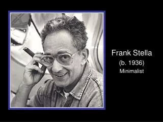 Frank Stella (b. 1936) Minimalist