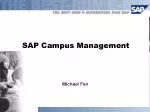 SAP Campus Management - slide 1