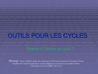 OUTILS POUR LES CYCLES