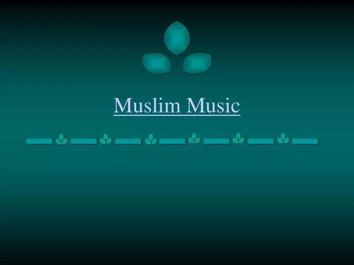 muslim music