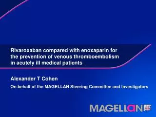 Rivaroxaban compared with enoxaparin for the prevention of venous thromboembolism in acutely ill medical patients