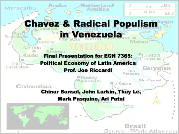 chavez radical populism in venezuela