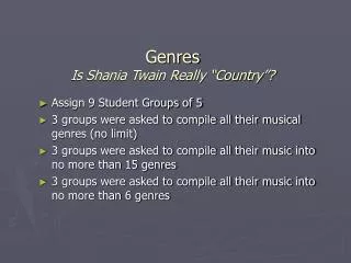 Genres Is Shania Twain Really “Country”?