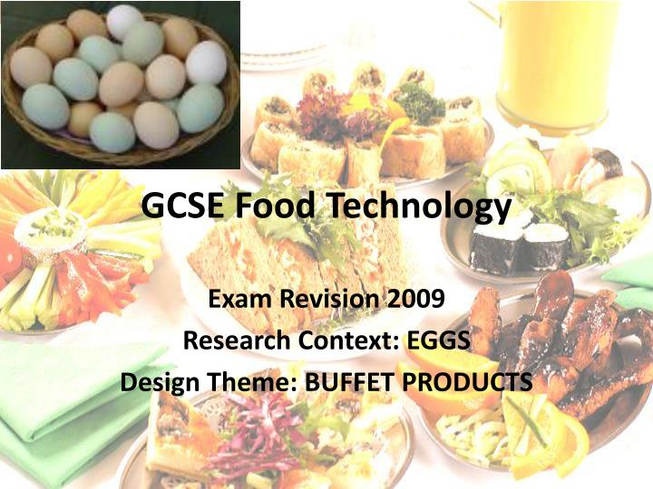 gcse food technology