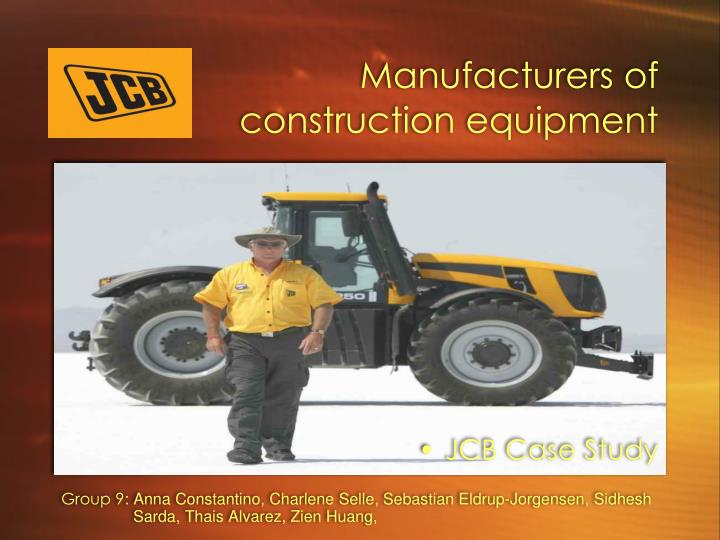 manufacturers of construction equipment