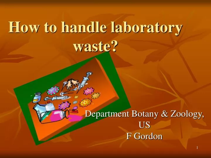 how to handle laboratory waste