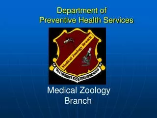 Department of 	 		 	Preventive Health Services