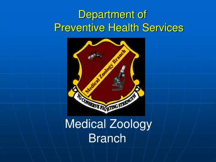 department of preventive health services