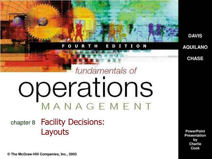 facility decisions layouts