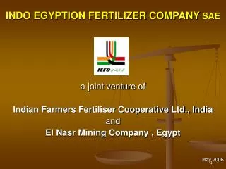 INDO EGYPTION FERTILIZER COMPANY SAE