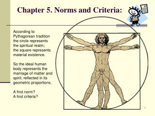 Chapter 5. Norms and Criteria:
