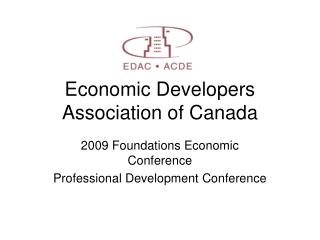 Economic Developers Association of Canada