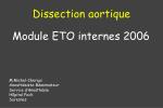 Dissection aortique - slide 1