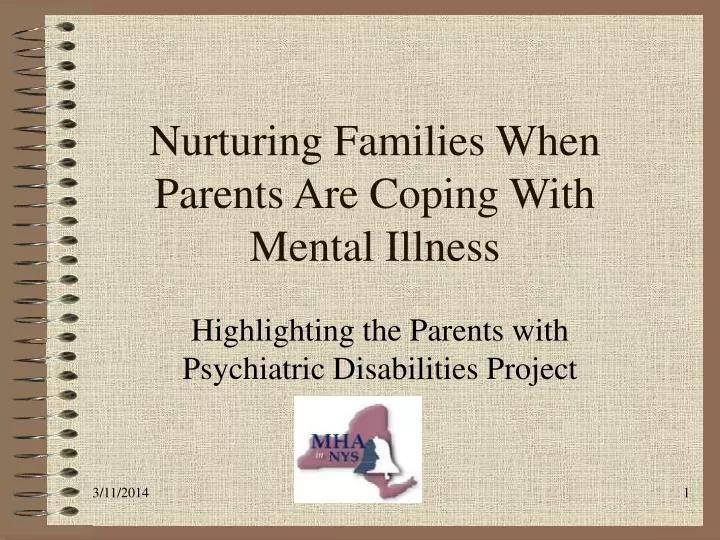 nurturing families when parents are coping with mental illness