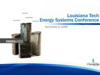 Louisiana Tech Energy Systems Conference