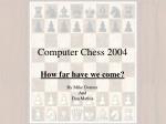 Computer Chess 2004 - slide 1