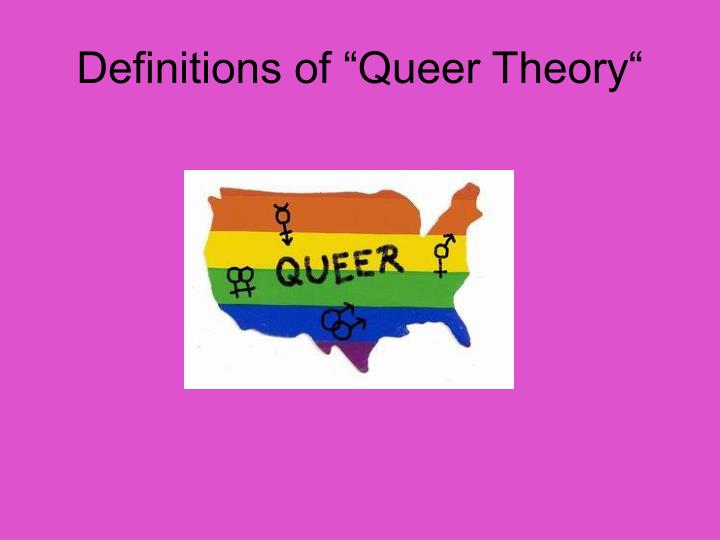 definitions of queer theory
