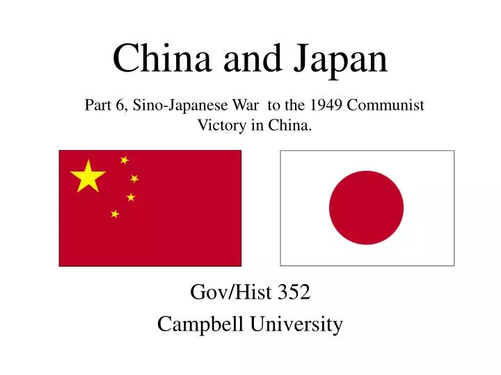 china and japan