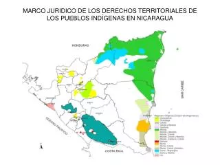 MARCO JURIDICO DE LOS DERECHOS TERRITORIALES DE LOS PUEBLOS INDÍGENAS EN NICARAGUA