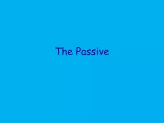 The Passive