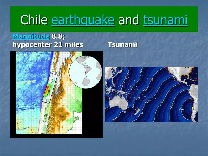 chile earthquake and tsunami