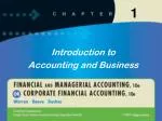 Introduction to Accounting and Business - slide 1