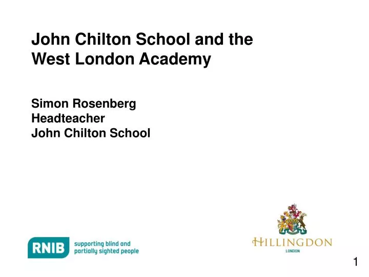 john chilton school and the west london academy