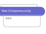 Web Entrepreneurship - slide 1