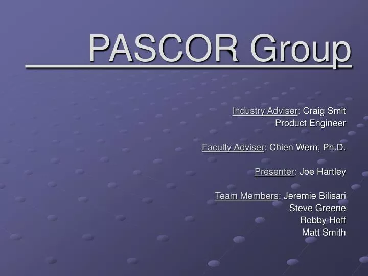 pascor group
