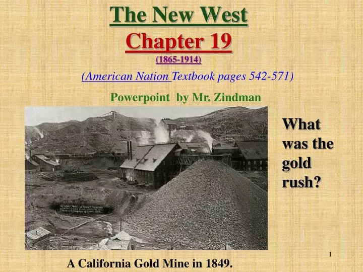 the new west chapter 19 1865 1914