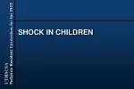 SHOCK IN CHILDREN - slide 1